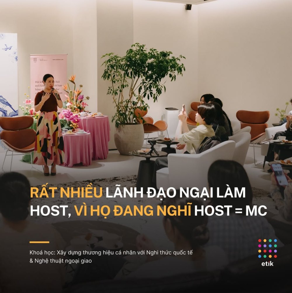 Rất nhiều lãnh đạo ngại làm host, vì họ đang nghĩ host = MC