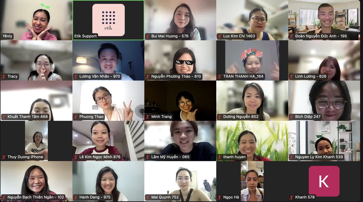 Lớp học trực tuyến cùng Trần Yênly